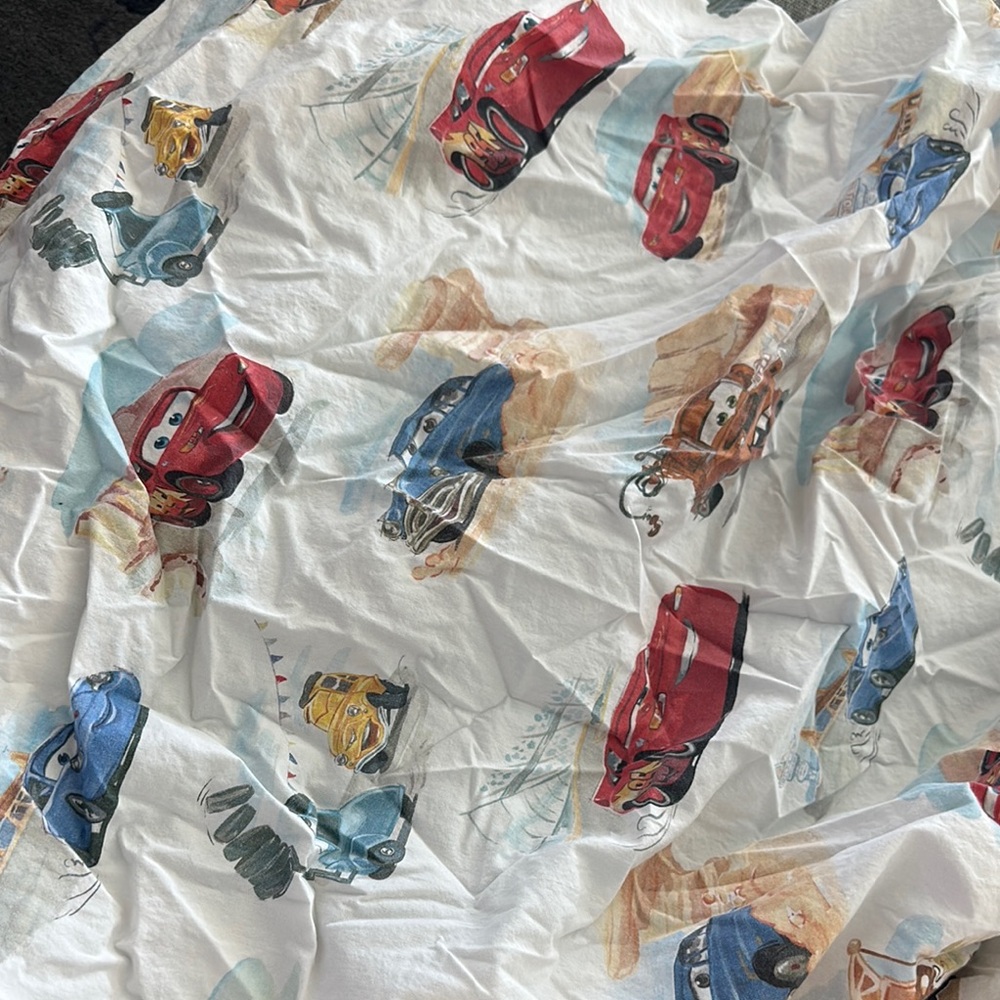 Pottery Barn Kids Disney Cars Bed Sheets